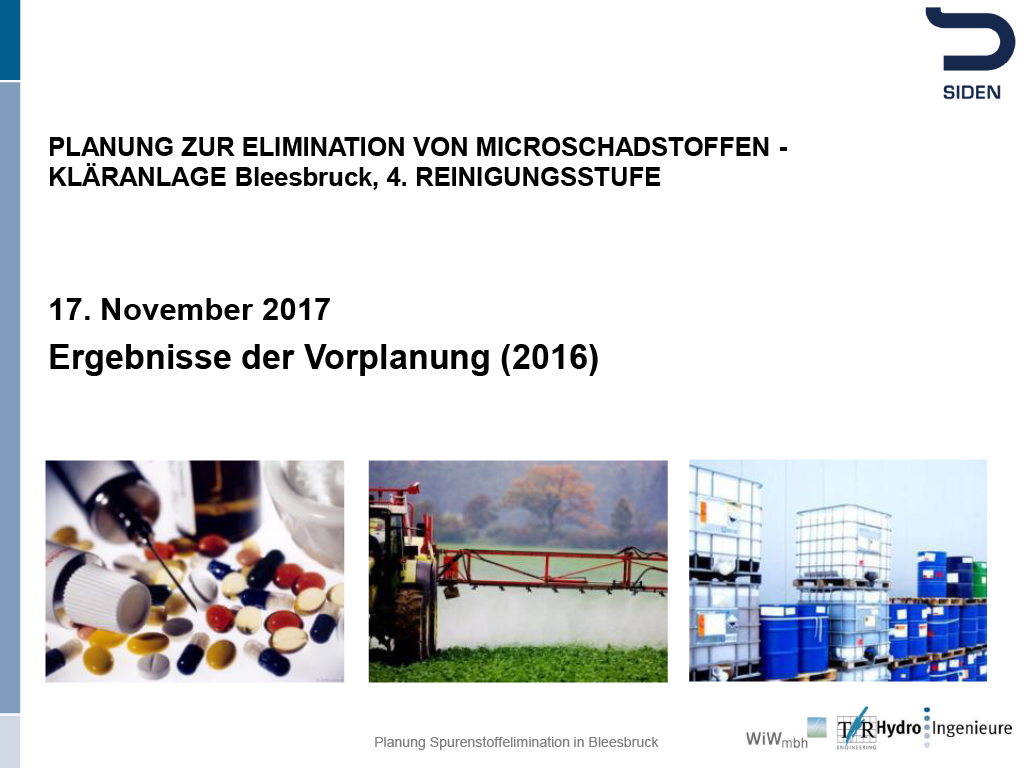 Présentation "Planung Spurenstoffelimination in Bleesbruck"